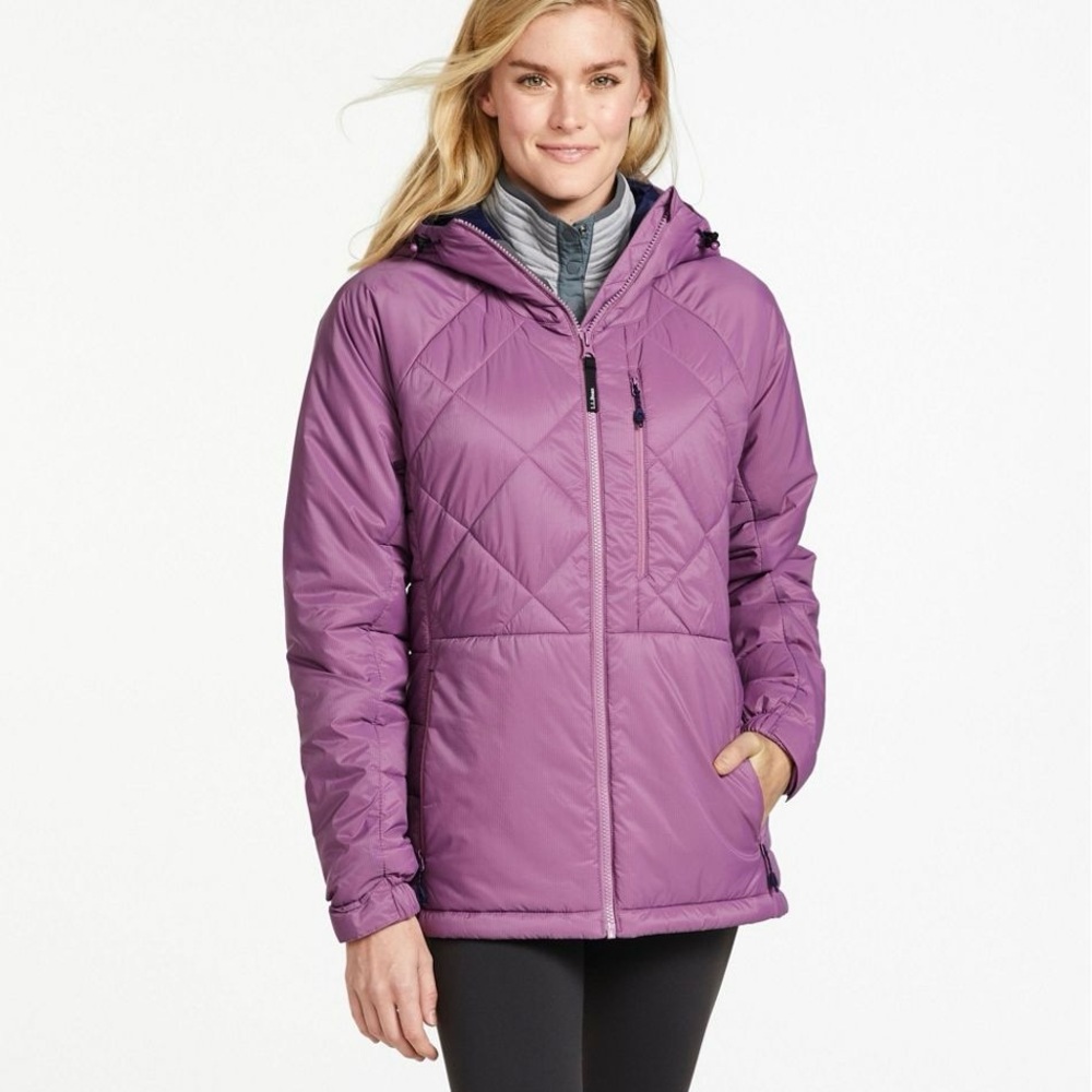 L.L. Bean PrimaLoft Packaway Pro Hooded Jacket Size XS